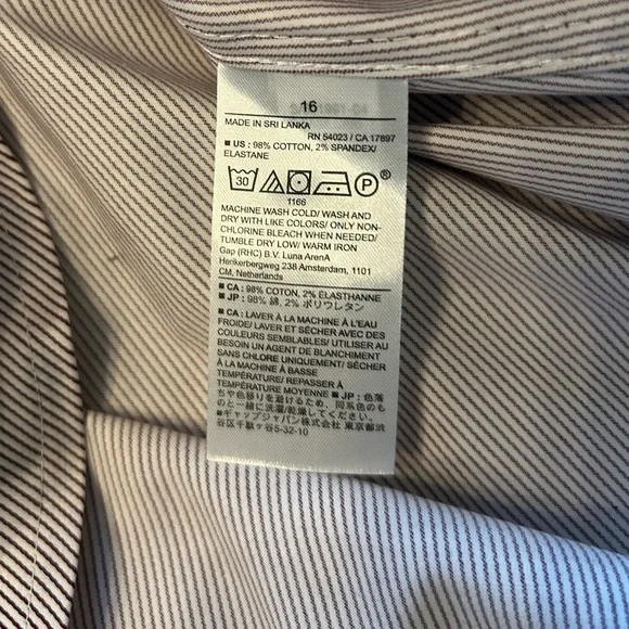 Banana Republic Tailored Fit Pinstripe Shirt - Picture 8 of 12